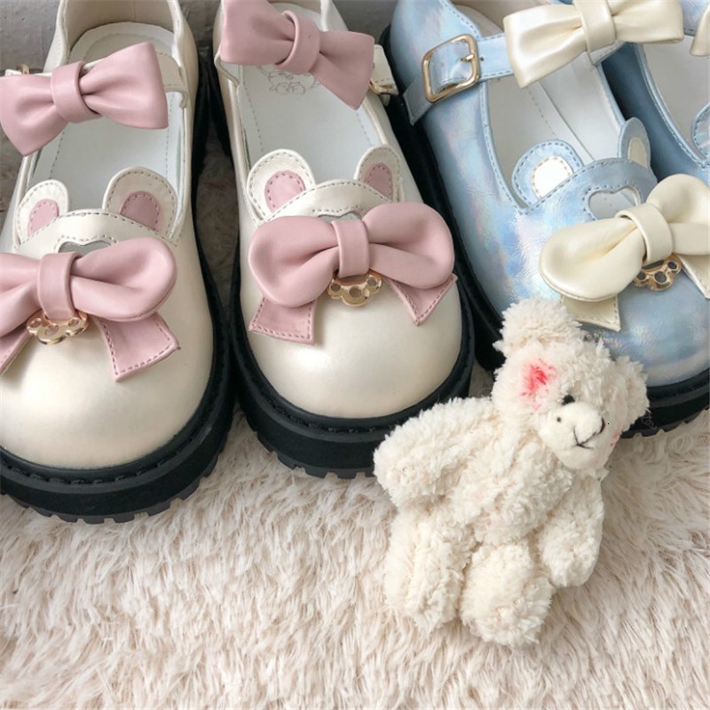 Kawaii Japanese Sweet Black White Cosplay Goth Women's Shoes Lolita Beautiful Girl's Round Bowknot Head Famg
Kawaii Japanese Sweet Black White Cosplay Goth Women's Shoes Lolita Beautiful Girl's Round Bowknot Head Famg