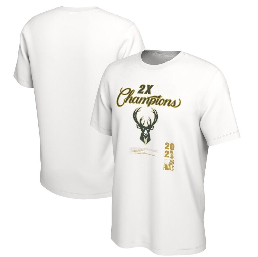 Men MilwaukeeBucksJersey White 2021 Finals Champions Celebration Expressive Basketball T-Shirt, Black;red
Men MilwaukeeBucksJersey White 2021 Finals Champions Celebration Expressive Basketball T-Shirt, Black;red