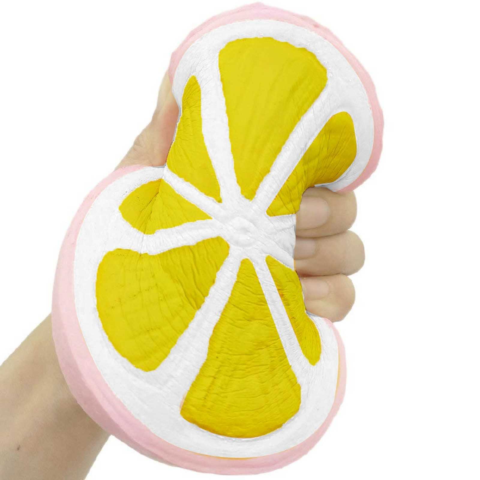 4.3'' Squishies Jumo Half Lemon Suoer Slow Rising Scented Charms Stress Relief Squeeze Toys for Kids Poppit Fidget Toy Q0422
4.3'' Squishies Jumo Half Lemon Suoer Slow Rising Scented Charms Stress Relief Squeeze Toys for Kids Poppit Fidget Toy Q0422