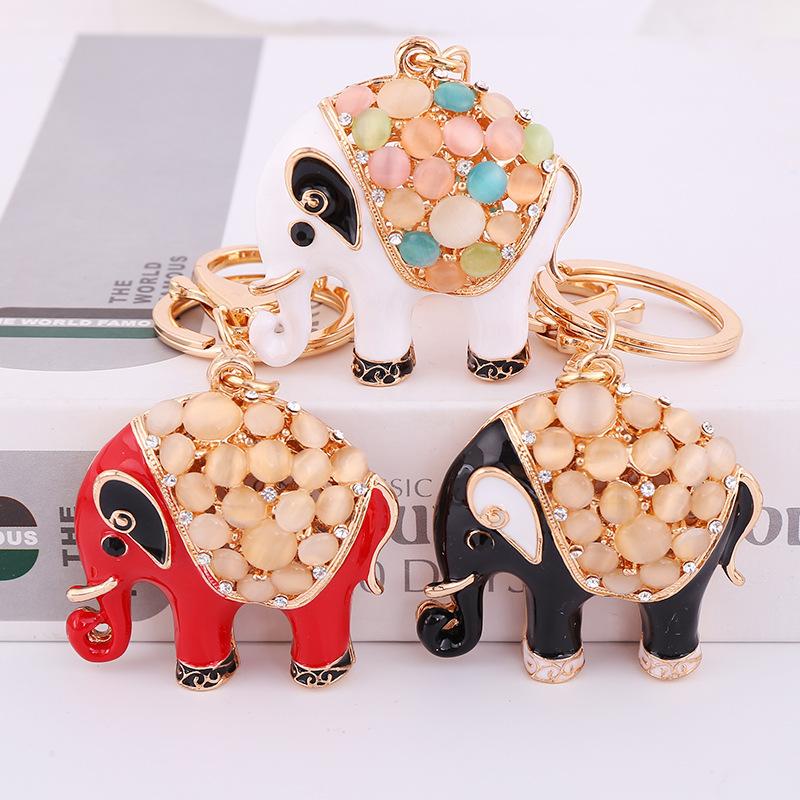 Keychains Elephant Model Inlaid Diamond Key Clasp Girls Wrapped Gold Pendant Car Interior Accessories Stainless Steel Keychain
Keychains Elephant Model Inlaid Diamond Key Clasp Girls Wrapped Gold Pendant Car Interior Accessories Stainless Steel Keychain