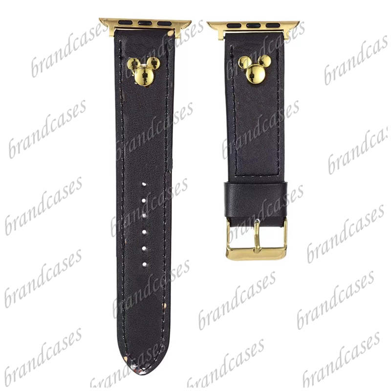 L For Watch Series5 4 Designer Watch bands 40mm 44mm for iwatch Series123 Luxury Wristband Leather Straps 38mm 42mm with rivet
L For Watch Series5 4 Designer Watch bands 40mm 44mm for iwatch Series123 Luxury Wristband Leather Straps 38mm 42mm with rivet