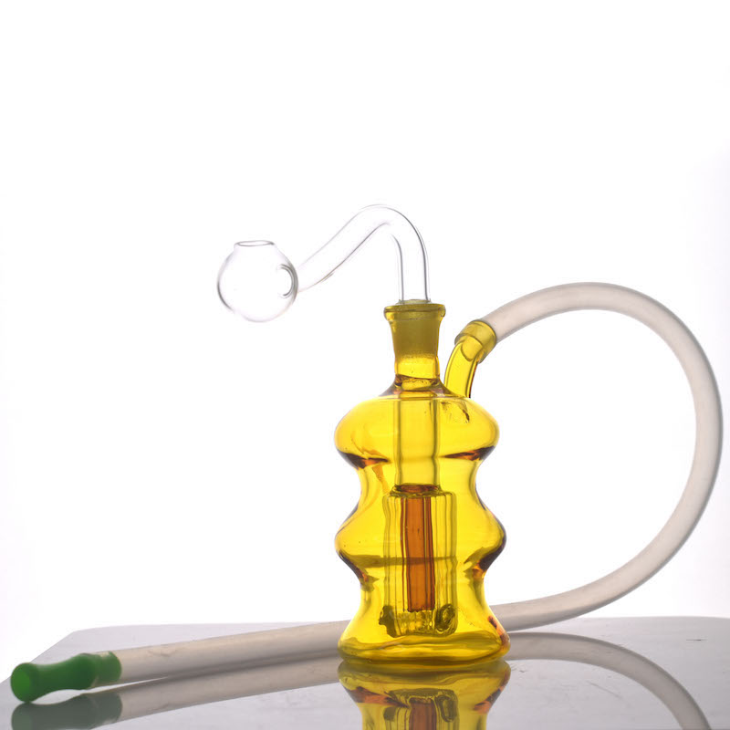 Yellow 10mm Female Mini Pyrex glass Oil Rigs Bong Thick Recycler Oil Rig water pipe for Smoking
Yellow 10mm Female Mini Pyrex glass Oil Rigs Bong Thick Recycler Oil Rig water pipe for Smoking