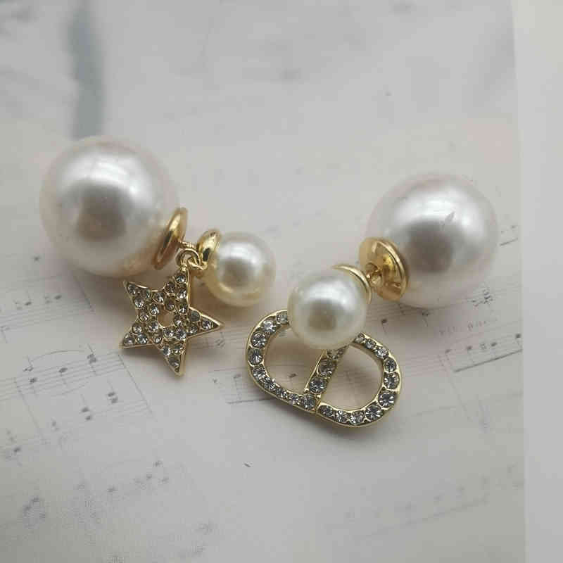 72% OFF designer jewelry Korean version light luxury high sense letters full of drill small fragrance asymmetric front and rear pearl fashion temperament Earrings
72% OFF designer jewelry Korean version light luxury high sense letters full of drill small fragrance asymmetric front and rear pearl fashion temperament Earrings