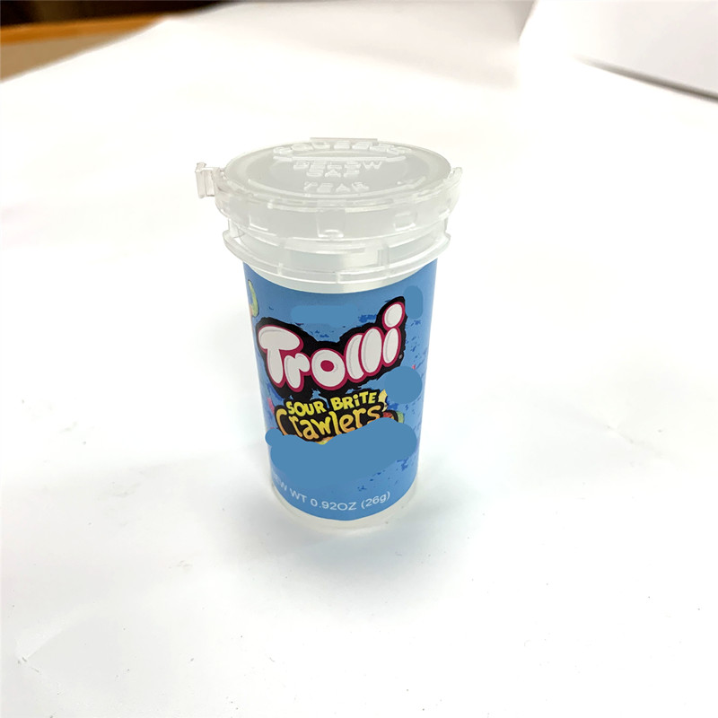 Gummies can Nrds rope trilli trolli stone patc gsher containers 13D 0.92oz candy packaging With tear ring
Gummies can Nrds rope trilli trolli stone patc gsher containers 13D 0.92oz candy packaging With tear ring