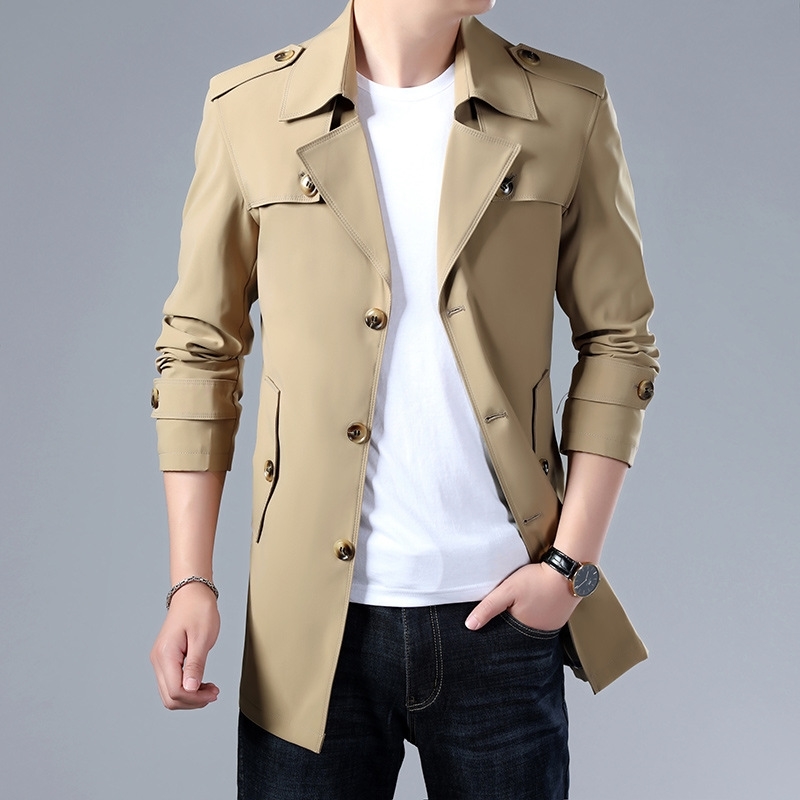 Long term spring autumn windbreaker business quality medium and long men's coat 5 colors large to 7XL, Black
Long term spring autumn windbreaker business quality medium and long men's coat 5 colors large to 7XL, Black