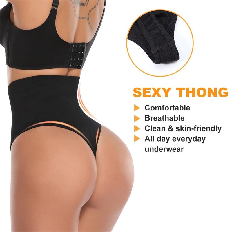 Women039s Shapers Thong Tummy Shaper High Waist Slimming Panties Calzon Faja Underwear Pants Culotte Gainante Ventre Plat Tanga1293892