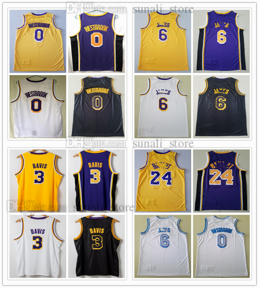 2021 Trade Russell 0 Westbrook Stitched Basketball Jersey LeBron 3 Davis Anthony 6 James City White Black Purple Yellow Blue Color Top Quality Fast Send
2021 Trade Russell 0 Westbrook Stitched Basketball Jersey LeBron 3 Davis Anthony 6 James City White Black Purple Yellow Blue Color Top Quality Fast Send