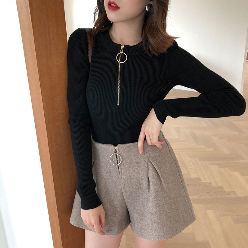 2021 Autumn Winter Fashion New Style o Neck Long Sleeve Knitted Slim Fit Zipper Basic Sweater Women 0hof, 05
2021 Autumn Winter Fashion New Style o Neck Long Sleeve Knitted Slim Fit Zipper Basic Sweater Women 0hof, 05