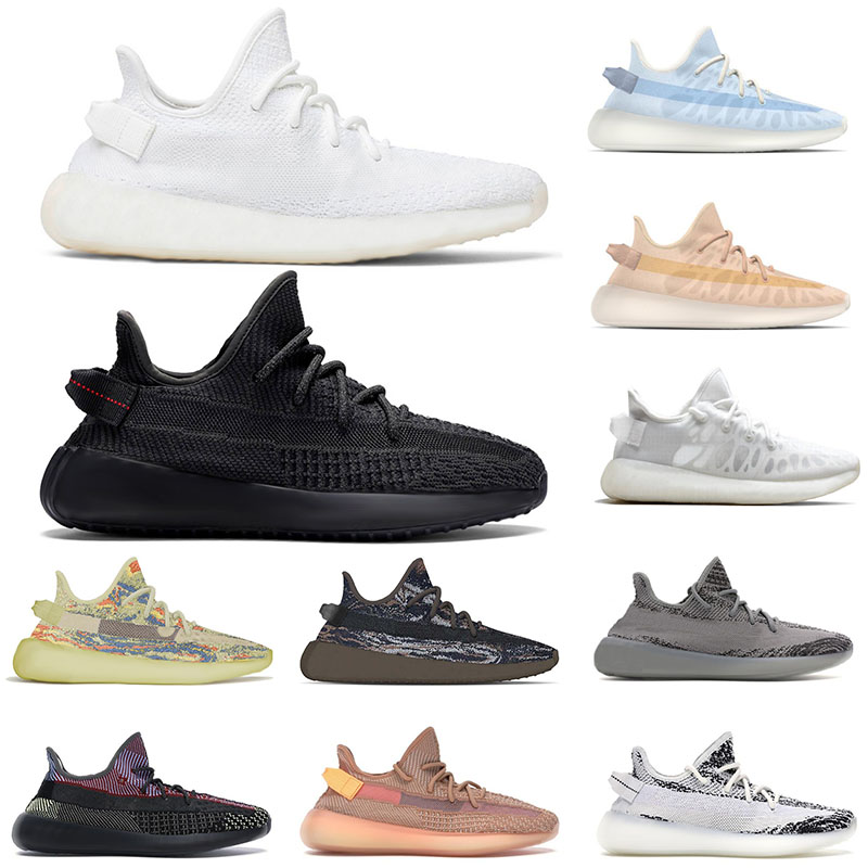 

Kanye West High quality Adds Men Runnning Shoes Yeezy Yeezys Boost MX Rock Oat 350 V2 Mono Ice Clay Reflective Off OW Zebra Trainers Women White Sports Seakers, B4 mono black 36-48