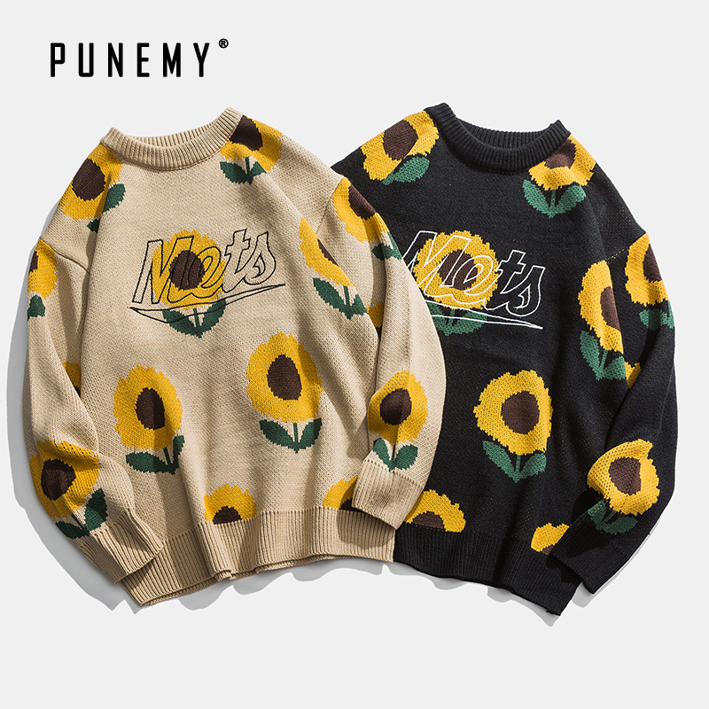 2021 Retro Men Suower Pattern O-neck Acrylic Oversize Hip Hop Streetwear Harajuku Pullover Autumn New Man's Sweaters 9nrw, Khaki
2021 Retro Men Suower Pattern O-neck Acrylic Oversize Hip Hop Streetwear Harajuku Pullover Autumn New Man's Sweaters 9nrw, Khaki