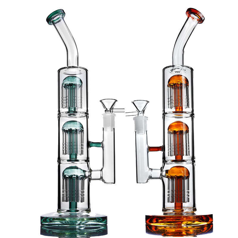 Triple Arm Trees Perc Bongs Tube Bong Thick Base Dab Rig with 14mm Bowl Joint Free Shipping
Triple Arm Trees Perc Bongs Tube Bong Thick Base Dab Rig with 14mm Bowl Joint Free Shipping