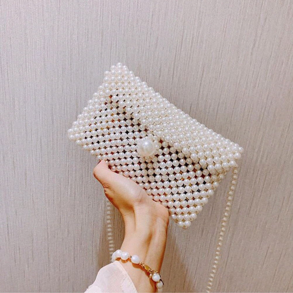 hand-woven pearl bags lady beaded shoulder bag handbag flap bag mini crossbody vintage handbag cross body y4mp#, Red;black
hand-woven pearl bags lady beaded shoulder bag handbag flap bag mini crossbody vintage handbag cross body y4mp#, Red;black