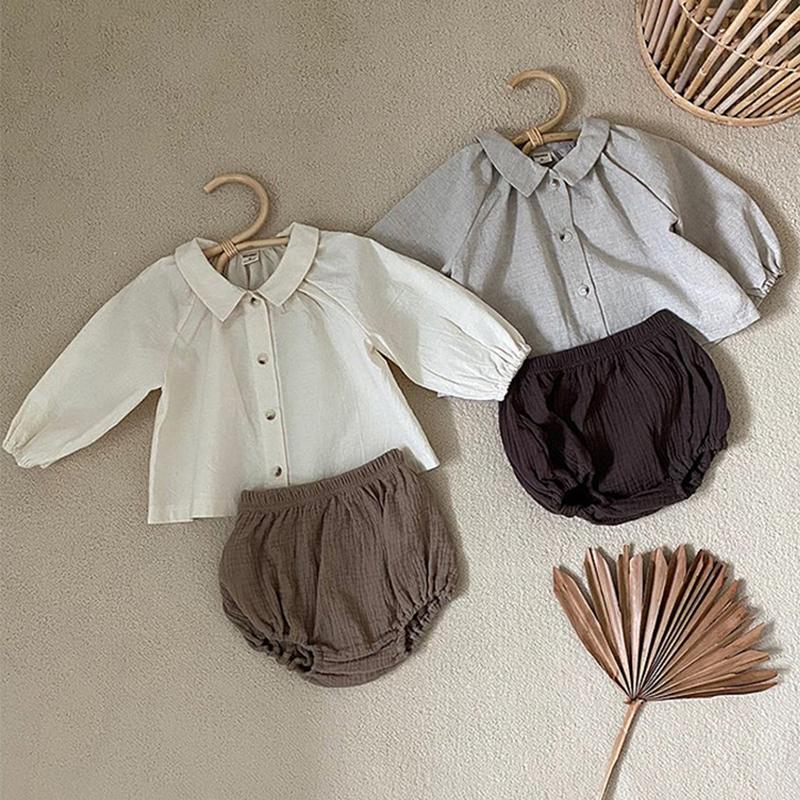 Clothing Sets 2021 Spring Summer Infant Baby Girls Long Sleeve Pure Color Shirt + Shorts Suit Kids Girl Clothes, A6013 white
Clothing Sets 2021 Spring Summer Infant Baby Girls Long Sleeve Pure Color Shirt + Shorts Suit Kids Girl Clothes, A6013 white