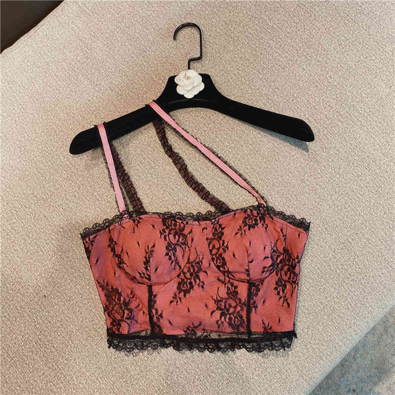 summer Korean version niche design feeling inclined shoulder strap sexy little lace side suspender vest female 210525, Rose pink
summer Korean version niche design feeling inclined shoulder strap sexy little lace side suspender vest female 210525, Rose pink