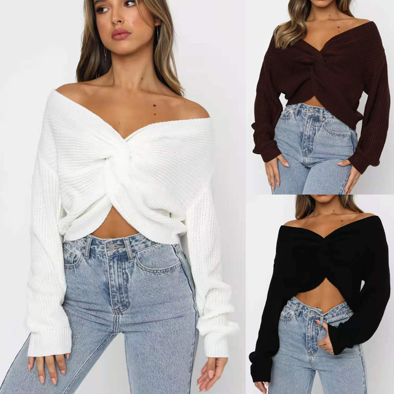 Women's Sweaters Autumn And Winter Twisted Crochet All-match High-waist Long-sleeved Pullover, Dark brown
Women's Sweaters Autumn And Winter Twisted Crochet All-match High-waist Long-sleeved Pullover, Dark brown