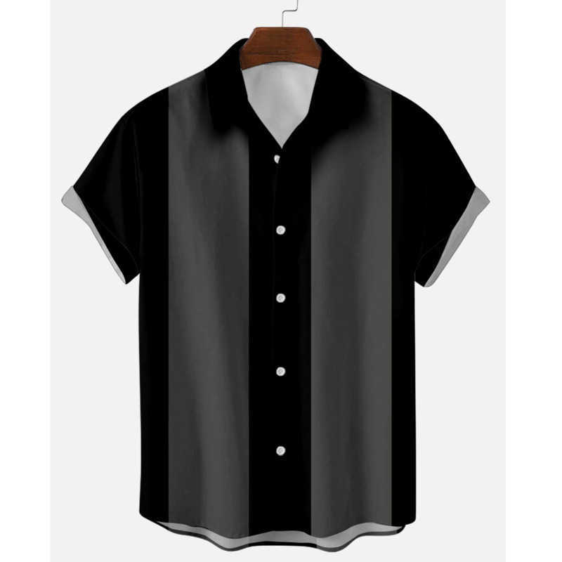 Men's 50s Shirt Vertical Striped Shirts for Men Button Up Short Sleeve Blouse Plus Size S-6XL Mens Bowling Dress 210809, Yellow
Men's 50s Shirt Vertical Striped Shirts for Men Button Up Short Sleeve Blouse Plus Size S-6XL Mens Bowling Dress 210809, Yellow