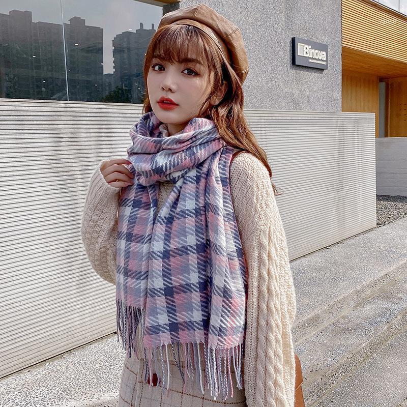 Scarves Women Sacrf Winter Scarf For Shawls And Wraps Bandana Pashmina Female, Blue;gray
Scarves Women Sacrf Winter Scarf For Shawls And Wraps Bandana Pashmina Female, Blue;gray