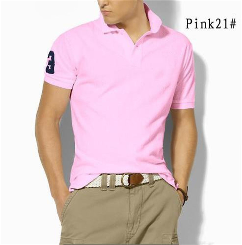 Summer Big small horse Embroidery Men's T-Shirt brand Designs Polo Shirt Men Short Sleeve Casual Men Shirts Slim Fit Polo Cotton Men Polo, Pink
Summer Big small horse Embroidery Men's T-Shirt brand Designs Polo Shirt Men Short Sleeve Casual Men Shirts Slim Fit Polo Cotton Men Polo, Pink