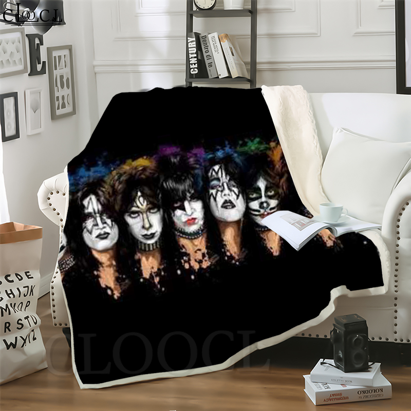 CLOOCL Hot Hair Metal Kiss Band 3D Print Casual Style Conditioning Blanket Sofa Teens Bedding Throw Blankets Plush Quilt
CLOOCL Hot Hair Metal Kiss Band 3D Print Casual Style Conditioning Blanket Sofa Teens Bedding Throw Blankets Plush Quilt