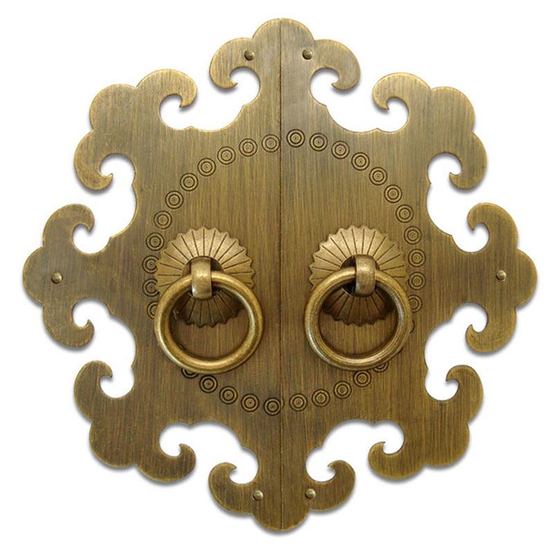 122/155mm cloud Chinese antique drawer circle knob furniture door handle hardware Classical wardrobe cabinet shoe closet cone vintage pull ring