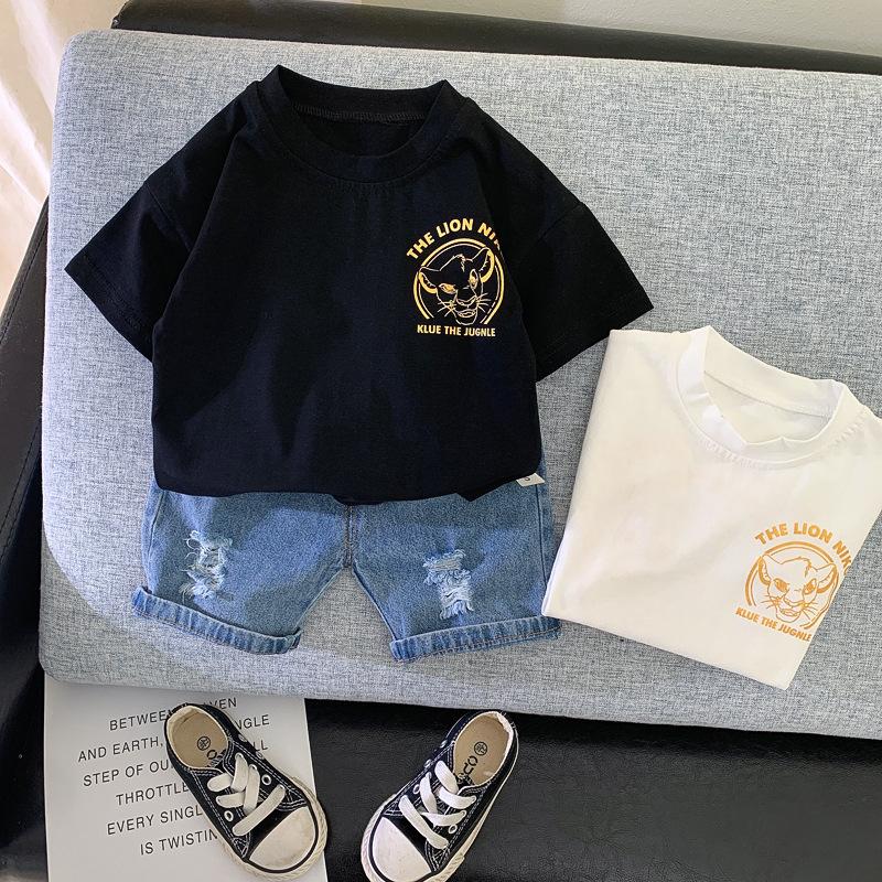 Clothing Sets Summer Toddler Baby Boy Clothes Suit Infant Girls Cartoon Print T-Shirt +ripped Jeans 2Pcs Outfits Kids Casual, White
Clothing Sets Summer Toddler Baby Boy Clothes Suit Infant Girls Cartoon Print T-Shirt +ripped Jeans 2Pcs Outfits Kids Casual, White