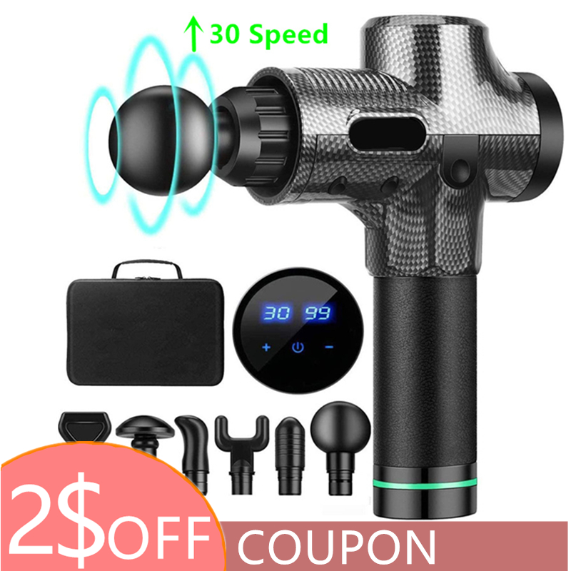 Massage Gun Muscle Massager Deep Tissue Percussion Massager Cordless 30 Speed Level Professional Handheld Electric Body Massager
Massage Gun Muscle Massager Deep Tissue Percussion Massager Cordless 30 Speed Level Professional Handheld Electric Body Massager