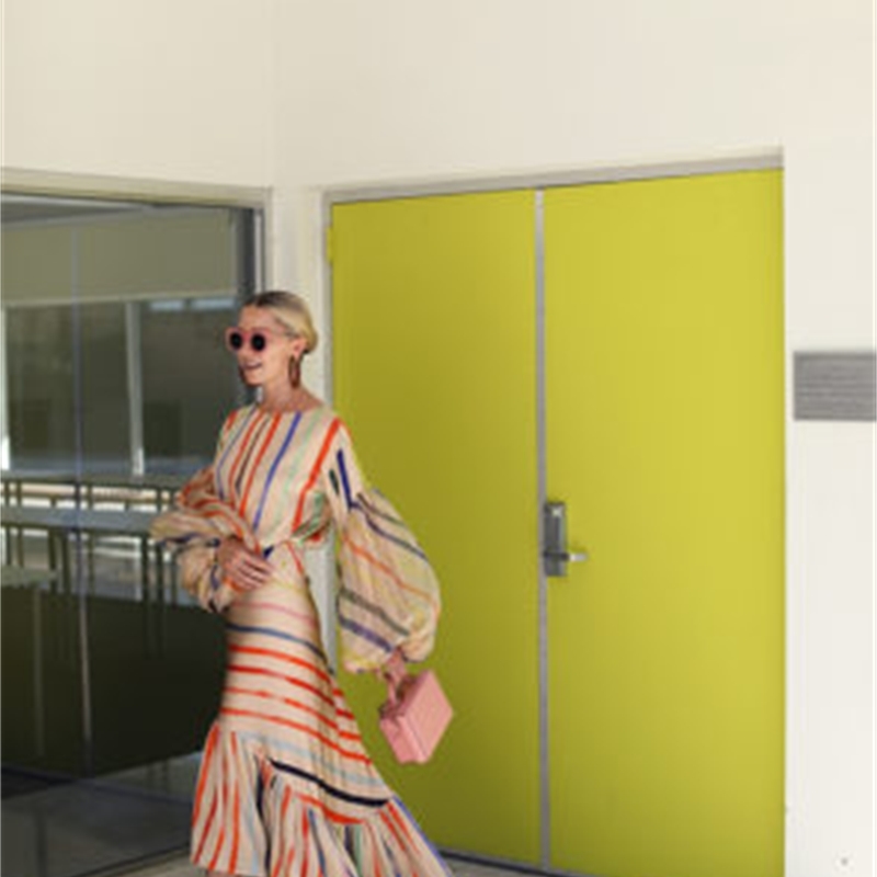 Women Sets Striped Lantern Sleeve Top With High Waist Long Fish Tail Skirt 2 Piece s And 210524