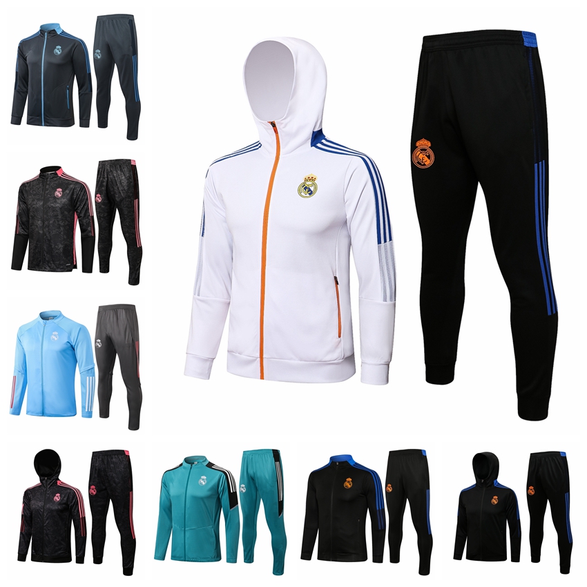 21/22 Real Madrids Full Zipper Jacket tracksuits training suit jogging set Football soccer Jerseys kit uniform chandal survetement ISCO HAZARD Maillots de Foot EA01
21/22 Real Madrids Full Zipper Jacket tracksuits training suit jogging set Football soccer Jerseys kit uniform chandal survetement ISCO HAZARD Maillots de Foot EA01