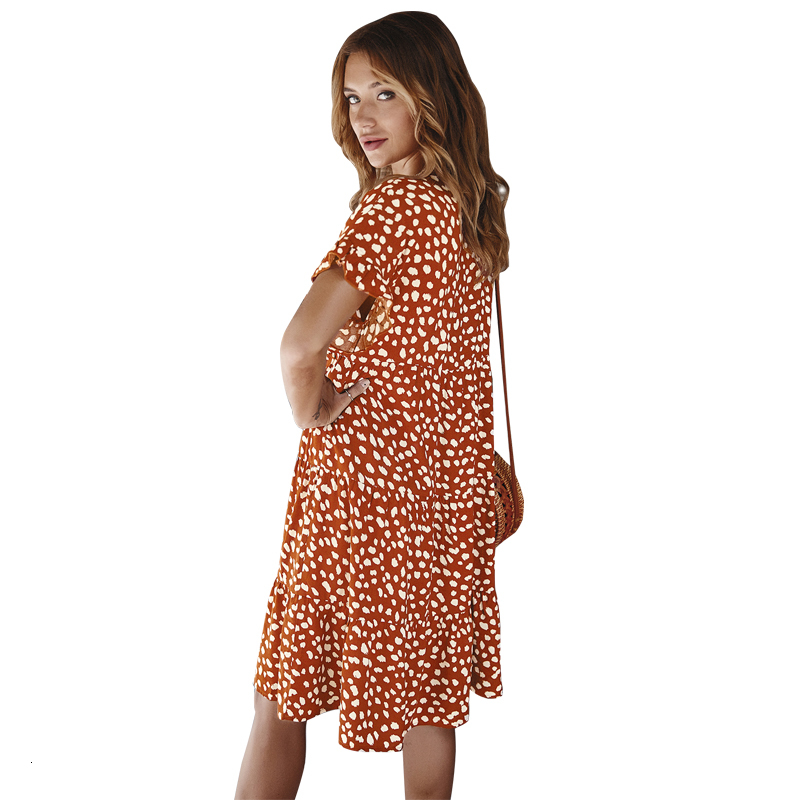 2021 New Es for Women Summer Dot Print O-neck Short Sleeve Boho Beach Woman Yellow Casual Midi Femme Dpht, Navy blue
2021 New Es for Women Summer Dot Print O-neck Short Sleeve Boho Beach Woman Yellow Casual Midi Femme Dpht, Navy blue