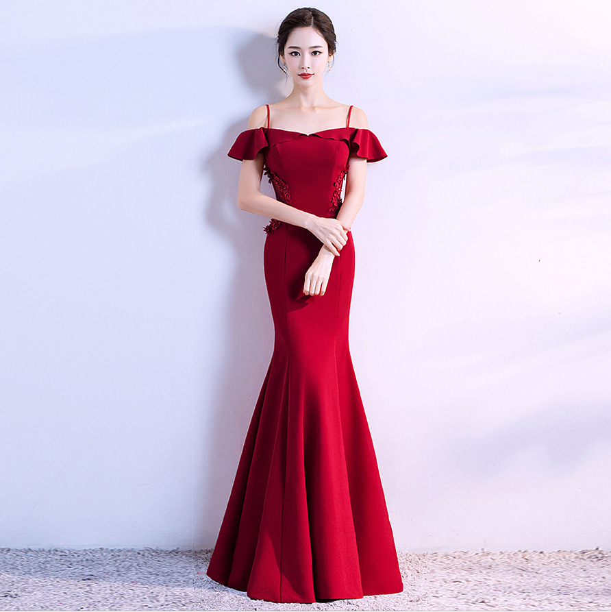 Women's Off Shoulder Formal Party Dress Evening Gown Wine Red Bridal Wedding Sexy Backless Floor-length Trumpet Dresses Xh8a, Black
Women's Off Shoulder Formal Party Dress Evening Gown Wine Red Bridal Wedding Sexy Backless Floor-length Trumpet Dresses Xh8a, Black
