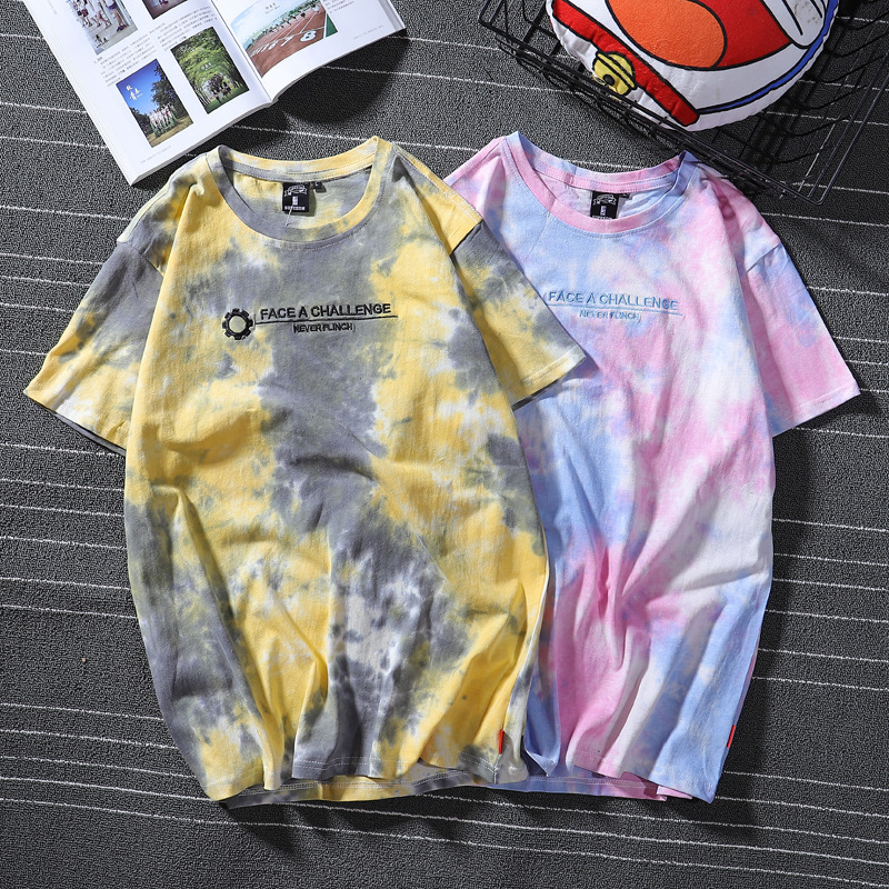 2021 Summer Mens Vintage Short Sleeve t Shirts Fashion Harajuku Letter Embroidery o Collared Tie Dye Couple Graphic Tshirts Jgvh, Yellow
2021 Summer Mens Vintage Short Sleeve t Shirts Fashion Harajuku Letter Embroidery o Collared Tie Dye Couple Graphic Tshirts Jgvh, Yellow