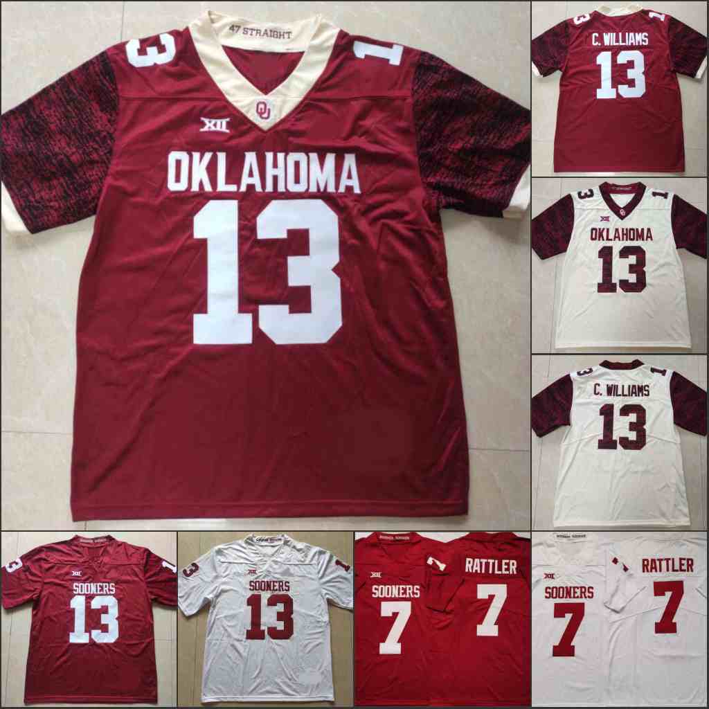 #13 Caleb Williams OU College #26 Kennedy Brooks #7 Spencer Rattler #17 Marvin Mims #2 CeeDee Lamb Hurts #1 Kyler Murray #6 Baker Mayfield #28 Adrian Peterson #44 Brian Bosworth, Multi
#13 Caleb Williams OU College #26 Kennedy Brooks #7 Spencer Rattler #17 Marvin Mims #2 CeeDee Lamb Hurts #1 Kyler Murray #6 Baker Mayfield #28 Adrian Peterson #44 Brian Bosworth, Multi