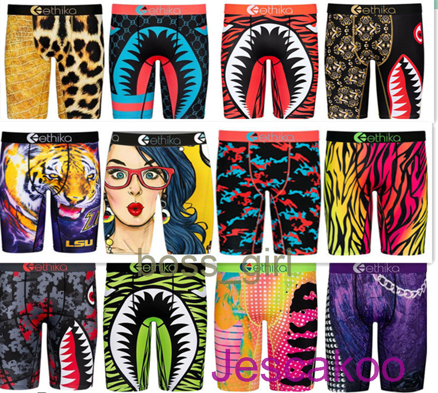 Ethika Men Underpants Designer 2021 Trend Printed Style Fashion Elegant Single Shorts Underwear Quick Dry Briefs Boxers Swimsuit, Extra fee not goods