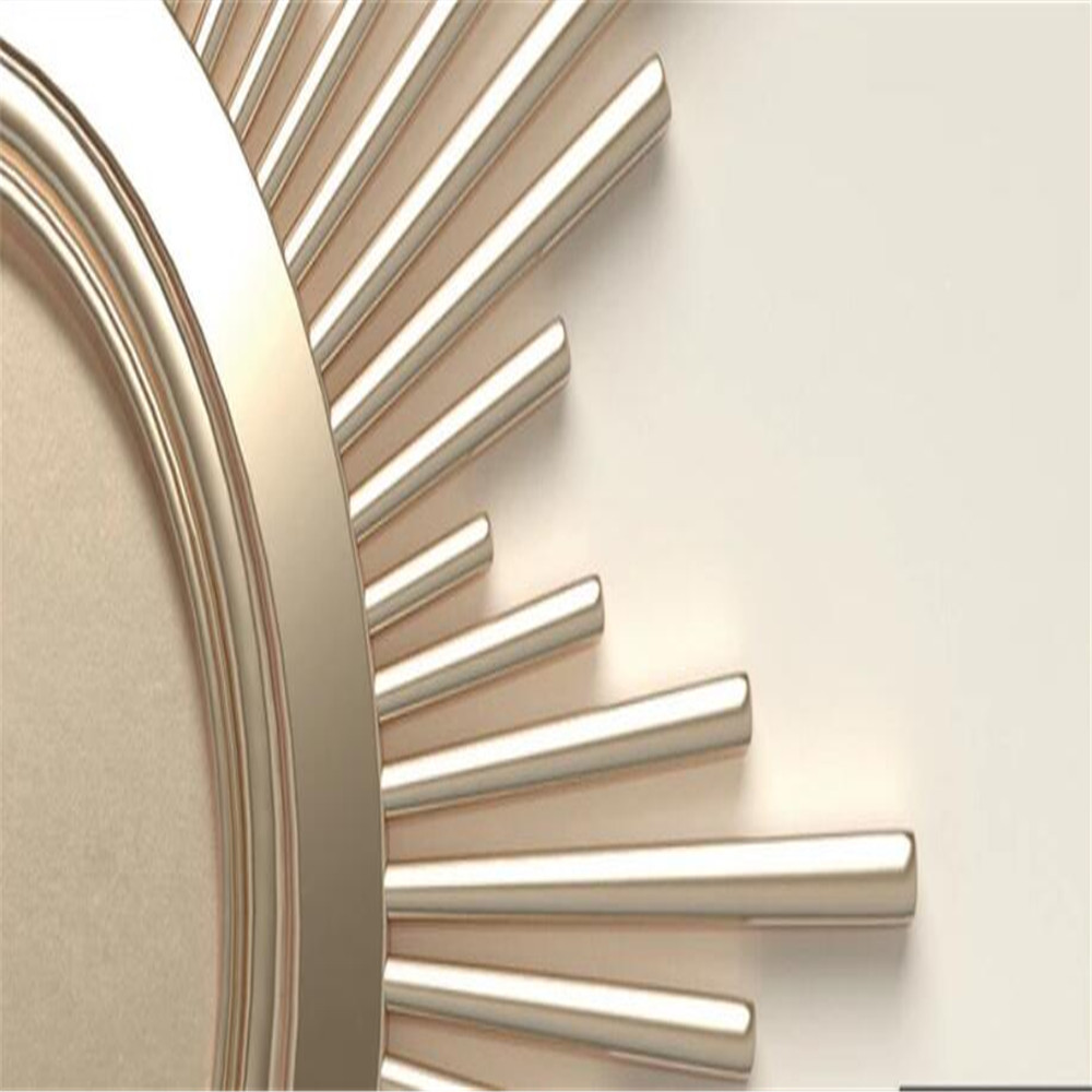 Custom wallpaper 3d simple European gold decorative lattice TV background wall living room 3d wallpaper