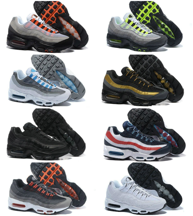 95 OG Running Shoes Triple Black White Laser Fuchsia Red Orbit Bred Aqua Neon 95s Men And Women Trainers Sports Sneakers Size 36-45, A-d001
95 OG Running Shoes Triple Black White Laser Fuchsia Red Orbit Bred Aqua Neon 95s Men And Women Trainers Sports Sneakers Size 36-45, A-d001