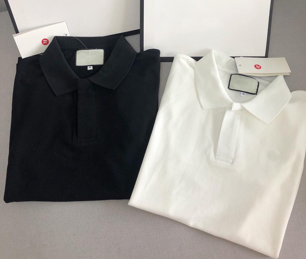 Size M-3XL Men's Designer Lapel Polo Shirt Cotton Short Sleeve Letters Embroidery T-shirt Black White With High Quality, White;black
Size M-3XL Men's Designer Lapel Polo Shirt Cotton Short Sleeve Letters Embroidery T-shirt Black White With High Quality, White;black