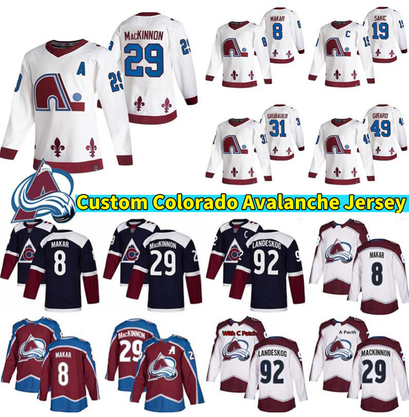 29 Nathan MacKinnon Colorado Avalanche Jersey Reverse Retro Ice Hockey 8 Cale Makar 92 Gabriel Landeskog 96 Mikko Rantanen 19 Joe Sakic 37 J.T. Compher Men Women Kids, Men jerseys
29 Nathan MacKinnon Colorado Avalanche Jersey Reverse Retro Ice Hockey 8 Cale Makar 92 Gabriel Landeskog 96 Mikko Rantanen 19 Joe Sakic 37 J.T. Compher Men Women Kids, Men jerseys