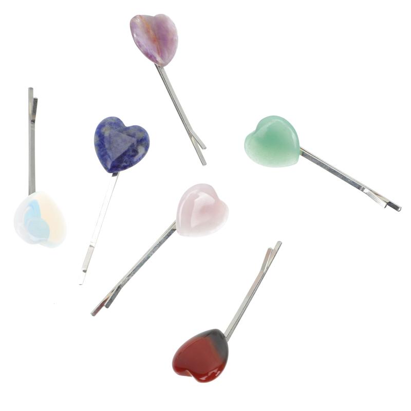 Hair Clips & Barrettes 6Pcs Crystal Heart Shaped Hairpin Unique Polishing Clip Wear, Golden;silver
Hair Clips & Barrettes 6Pcs Crystal Heart Shaped Hairpin Unique Polishing Clip Wear, Golden;silver
