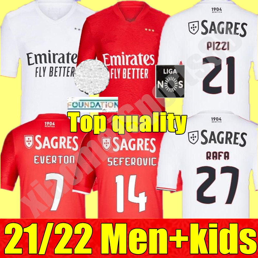 21 22 benfica soccer jerseys Éverton home OTAMENDI GRIMALDO 2021 2022 RAFA jota Pizzi Rúben SEFEROVIC PEDRINHO adult Men kids kit football uniforms, Home+socks
21 22 benfica soccer jerseys Éverton home OTAMENDI GRIMALDO 2021 2022 RAFA jota Pizzi Rúben SEFEROVIC PEDRINHO adult Men kids kit football uniforms, Home+socks