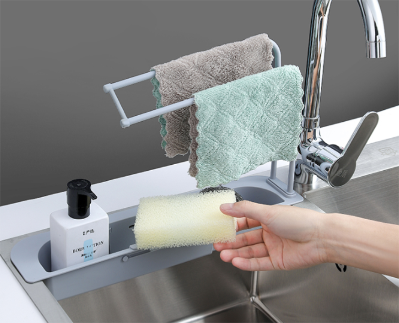 Telescopic Sink Kitchen Drainer Rack Storage Basket Bag Faucet Holder Adjustable Bathroom Holder Sink Kitchen Accessorie 5 V2
Telescopic Sink Kitchen Drainer Rack Storage Basket Bag Faucet Holder Adjustable Bathroom Holder Sink Kitchen Accessorie 5 V2