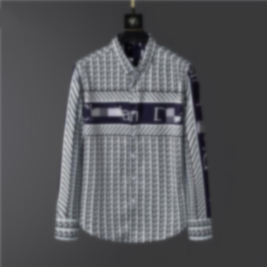 2021S spring, summer, autumn and winter fashion brand casual shirt men long-sleeved letter Slim social men's luxury top ~3XL, White;black
2021S spring, summer, autumn and winter fashion brand casual shirt men long-sleeved letter Slim social men's luxury top ~3XL, White;black