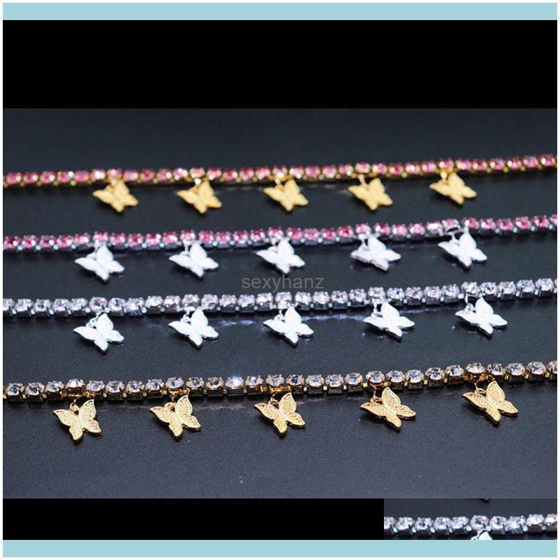 Charm Bracelets Sparking Fly Iced Out Crystal Pave Gold Rhinestone Charms Butterfly Bracelet Women Fashion Jewelry Drop Delivery 2021 R9Jl6
Charm Bracelets Sparking Fly Iced Out Crystal Pave Gold Rhinestone Charms Butterfly Bracelet Women Fashion Jewelry Drop Delivery 2021 R9Jl6