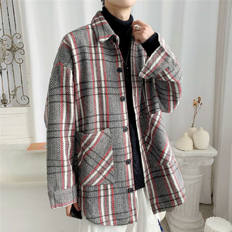 2021 New Winter Trellis Male Woolen Impression Loose Trend Cashmere Parkas Long Casual Snow Two Colours -2xl Jackets Xpn5, Red plaid black.
2021 New Winter Trellis Male Woolen Impression Loose Trend Cashmere Parkas Long Casual Snow Two Colours -2xl Jackets Xpn5, Red plaid black.