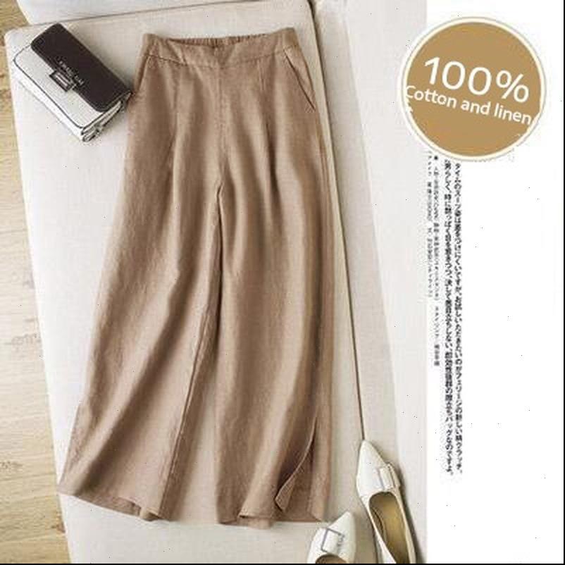 summer ankle length women capri elastic waist solid plus size casual wide leg slit cotton linen loose pantalon, Black;white
summer ankle length women capri elastic waist solid plus size casual wide leg slit cotton linen loose pantalon, Black;white