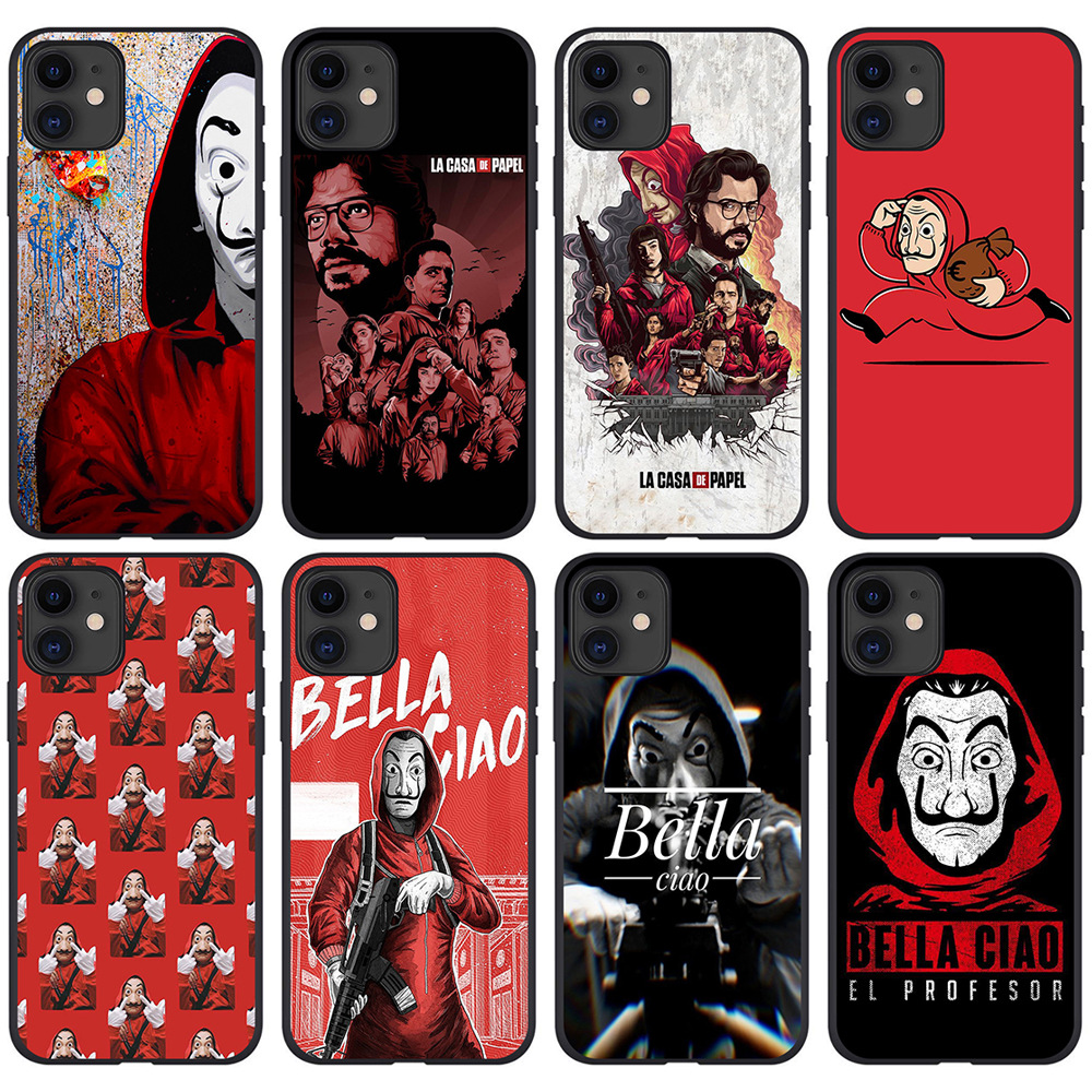 Funny Cartoon La casa de papel 4 season phone case soft rubber bumper cover for iPhone 14 13 12 Pro max 11 x xr xs, 26
Funny Cartoon La casa de papel 4 season phone case soft rubber bumper cover for iPhone 14 13 12 Pro max 11 x xr xs, 26