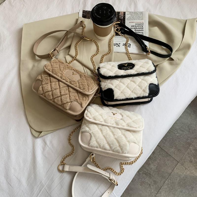 Faux Fur Handbags For Women New Designed Crossbody Bags For Women Winter Warm Feamle Shoulder Bag Designers Shopping Travel Bag, Black
Faux Fur Handbags For Women New Designed Crossbody Bags For Women Winter Warm Feamle Shoulder Bag Designers Shopping Travel Bag, Black