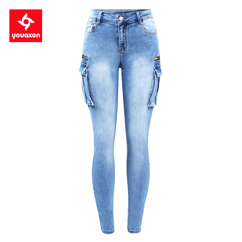 2237 Youaxon Big Plus Size Classic Multiple Pockets Jeans Women` Ultra Stretchy Denim Pants Trousers For Women 210708, Blue
2237 Youaxon Big Plus Size Classic Multiple Pockets Jeans Women` Ultra Stretchy Denim Pants Trousers For Women 210708, Blue