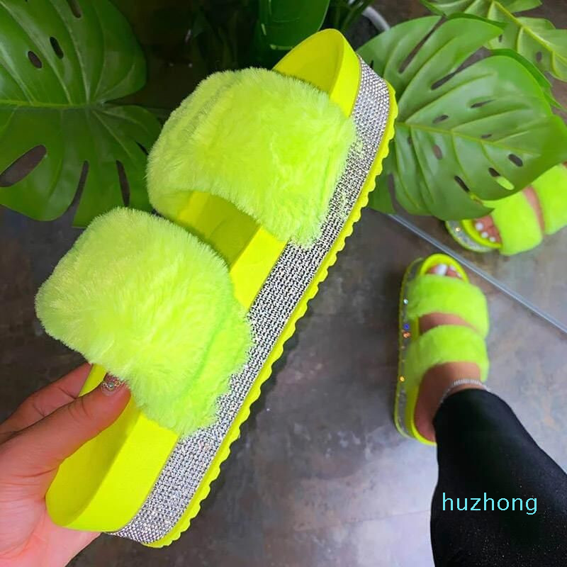 Hot sale-2020 Hot Summer Women Sandals Fashion Furry Rhinestones Sandals Outdoor Beach Thick Bottom Open-toe Shoes Femmes, Rose red
Hot sale-2020 Hot Summer Women Sandals Fashion Furry Rhinestones Sandals Outdoor Beach Thick Bottom Open-toe Shoes Femmes, Rose red