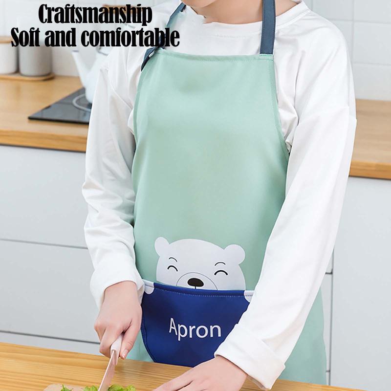 Kitchen Cleaning Apron Polyester Household Waterproof Cartoon Bear Print Supplies Aprons
Kitchen Cleaning Apron Polyester Household Waterproof Cartoon Bear Print Supplies Aprons