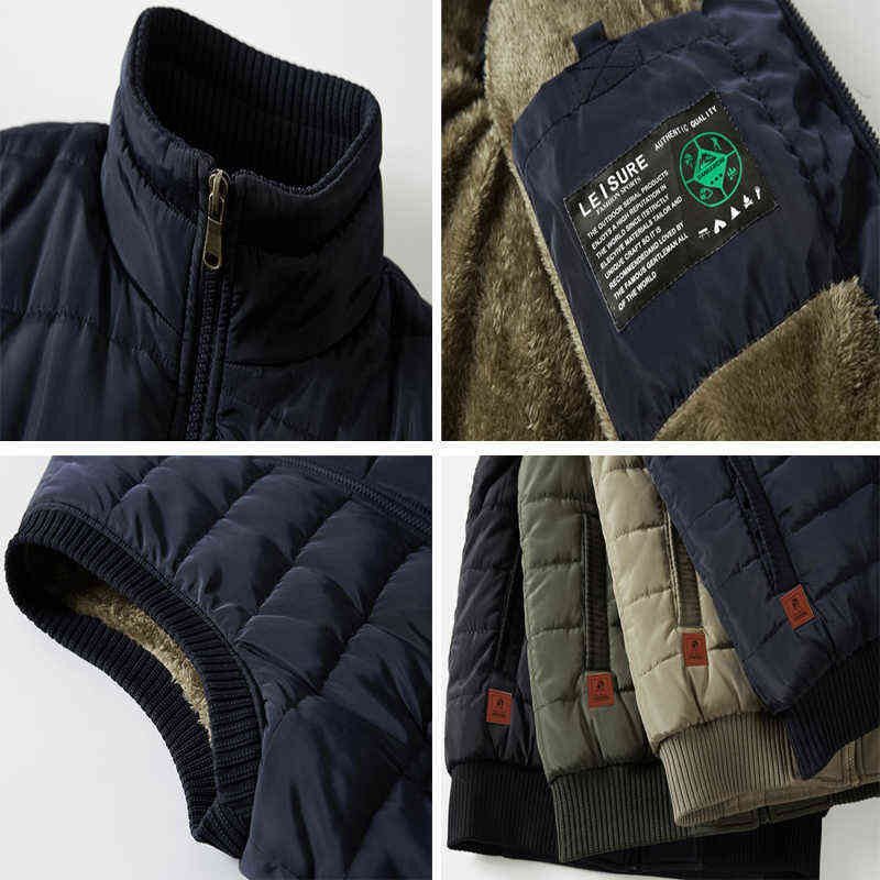 DIMUSI Mens Jacket Sleeveless Vest Winter Male Fleece Warm Vest Coats Men Stand Collar Army Thicken Waistcoats Clothing 6XL 211111